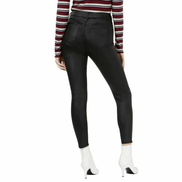 CELEBRITY Pink Black Skinny Jeans Juniors Size 3 - Picture 10 of 11